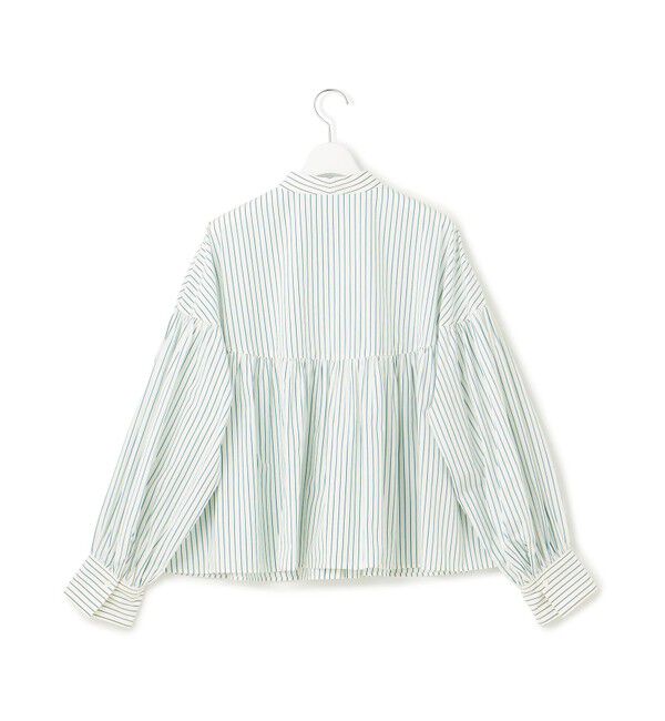 23区「【洗える】CANCLINI ギャザー フレア ブラウス」|シャツ・ブラウス|