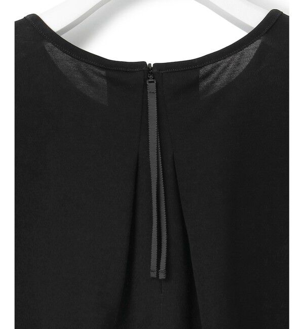 23区「【接触冷感/洗える】ツイストコットンプレーティング タックデザイン カットソー」|Tシャツ・カットソー|