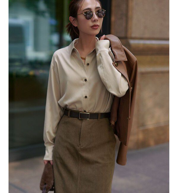 23区「ラムレザー ステンカラー ジャケット」|その他|