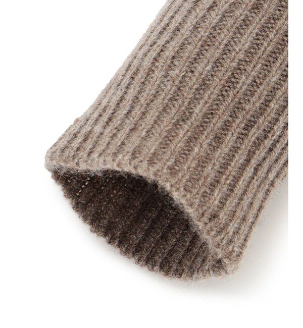 23区「【見上愛さん着用】フェイクファー ニット グローブ」|手袋|