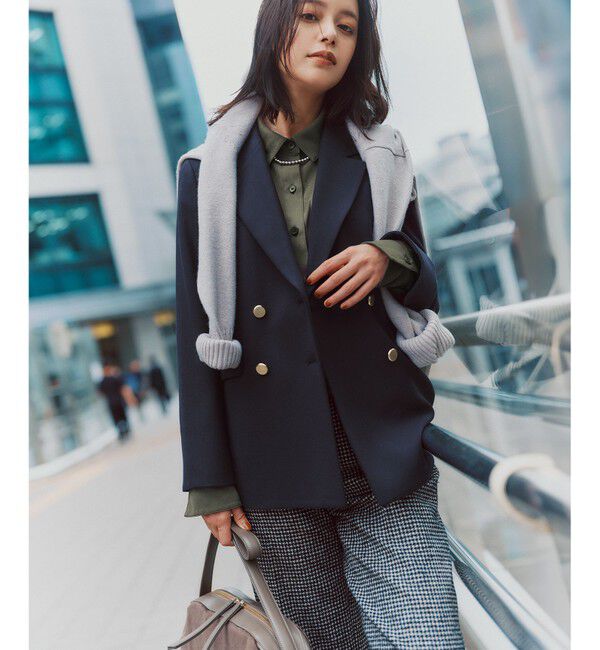 23区「ループミックスツイード ワイド パンツ」|その他|