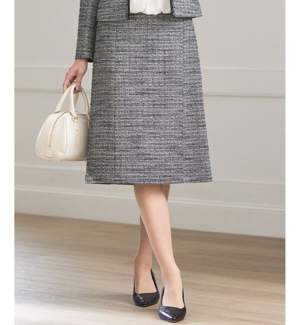 23区「ライトシャインツイード スカート」|スカート|ﾌﾞﾗｯｸﾐ