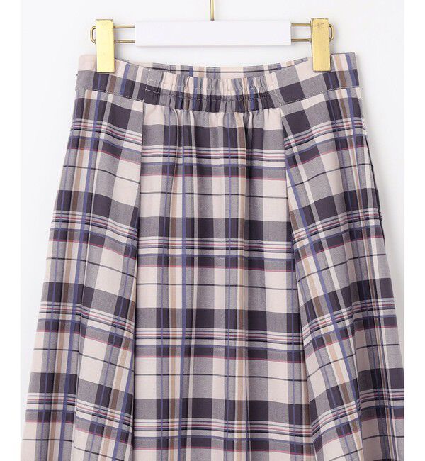 any SiS「【洗える】ライトカラーチェック スカート」|スカート|