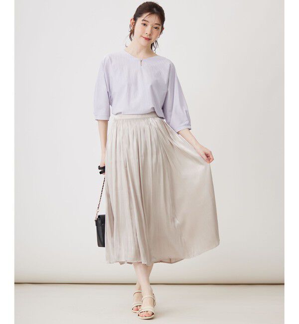 any SiS「【洗える】オーロラギャザー スカート」|スカート|