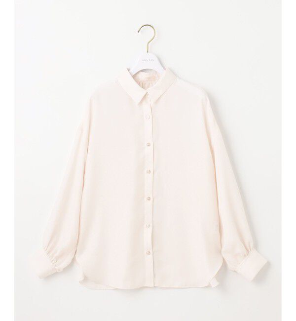 ANY SIS「【接触冷感】シアー ブラウス」|シャツ・ブラウス|