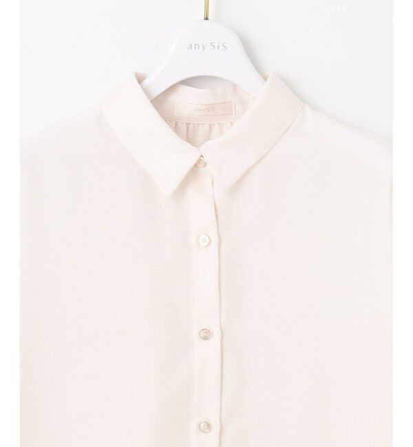 ANY SIS「【接触冷感】シアー ブラウス」|シャツ・ブラウス|