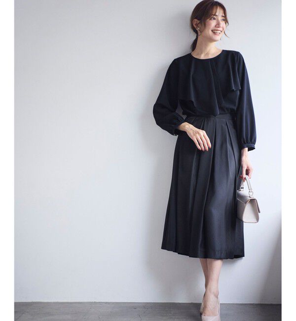 ANY SIS「【洗える】シャイニータック スカート」|スカート|