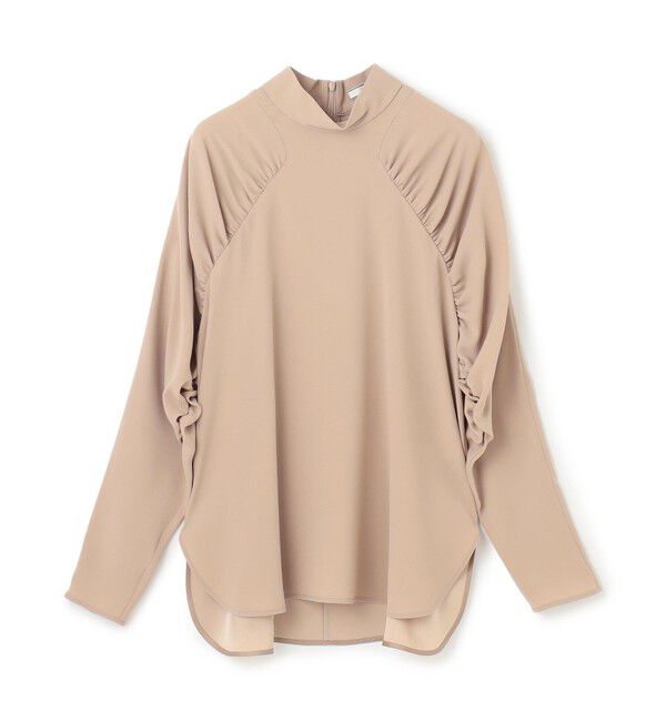 BEIGE,「【洗える】FLEUR / ギャザーブラウス」|シャツ・ブラウス|