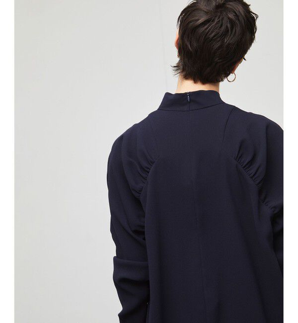 BEIGE,「【洗える】FLEUR / ギャザーブラウス」|シャツ・ブラウス|