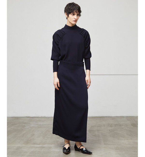 BEIGE,「【洗える】FLEUR / ギャザーブラウス」|シャツ・ブラウス|