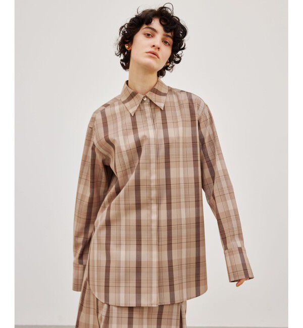 BEIGE,「【FUDGE 11月号掲載】ARUMS / チェックシャツ」|シャツ・ブラウス|Beige