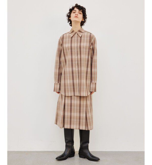 BEIGE,「【FUDGE 11月号掲載】ARUMS / チェックシャツ」|シャツ・ブラウス|