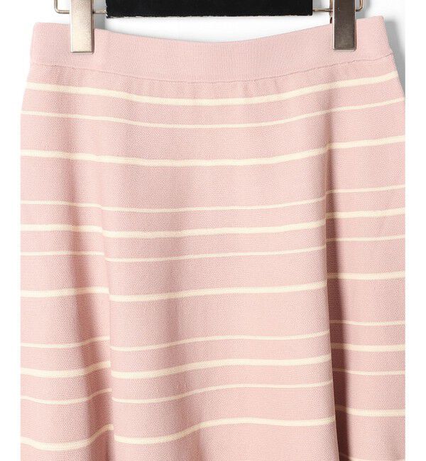 GRACE CONTINENTAL「ドットボーダーニットスカート」|スカート|