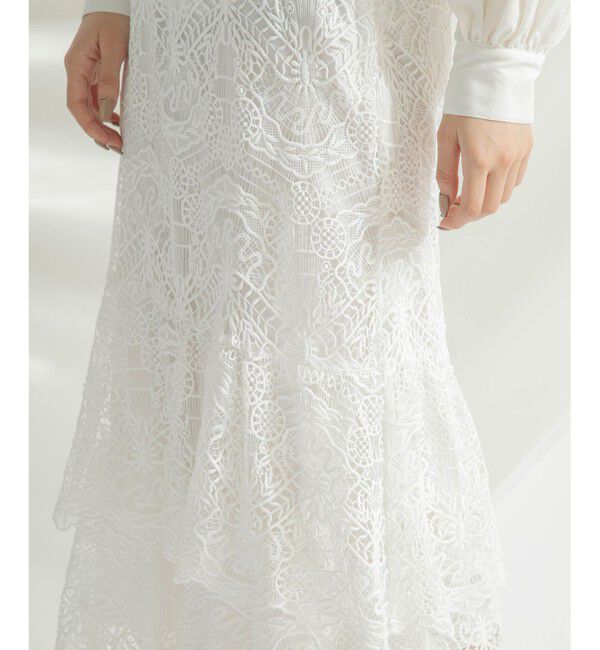 GRACE CONTINENTAL「レースマーメイドスカート」|スカート|