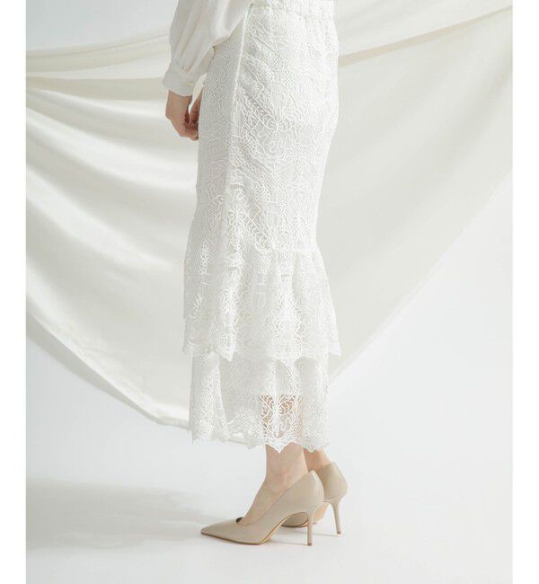 GRACE CONTINENTAL「レースマーメイドスカート」|スカート|