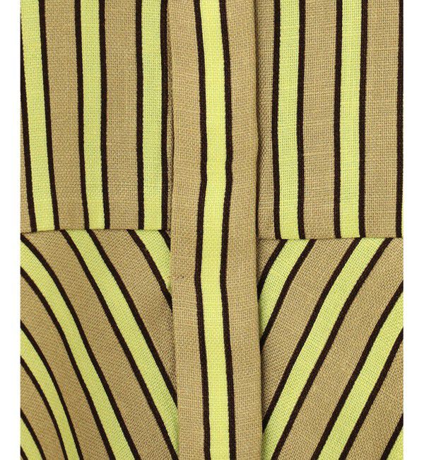  「リネンタッチストライプワンピース」|ワンピース|