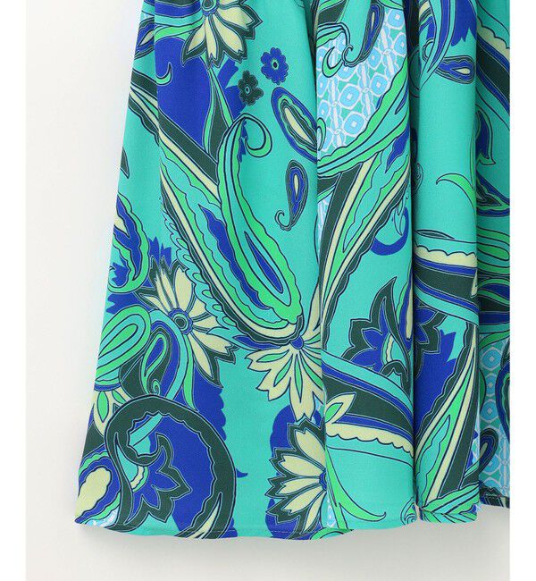 GRACE CONTINENTAL「ペイズリープリントギャザスカート」|スカート|