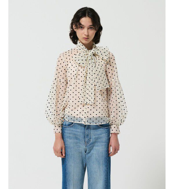 Diagram「チュールドットボウタイブラウス」|シャツ・ブラウス|