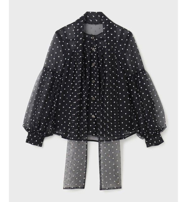 Diagram「チュールドットボウタイブラウス」|シャツ・ブラウス|