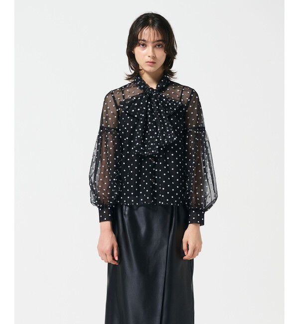 Diagram「チュールドットボウタイブラウス」|シャツ・ブラウス|