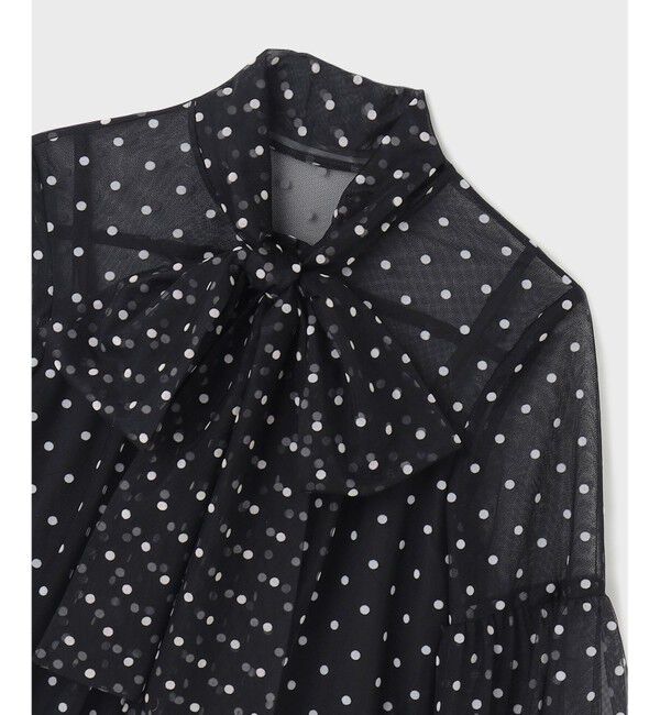 Diagram「チュールドットボウタイブラウス」|シャツ・ブラウス|