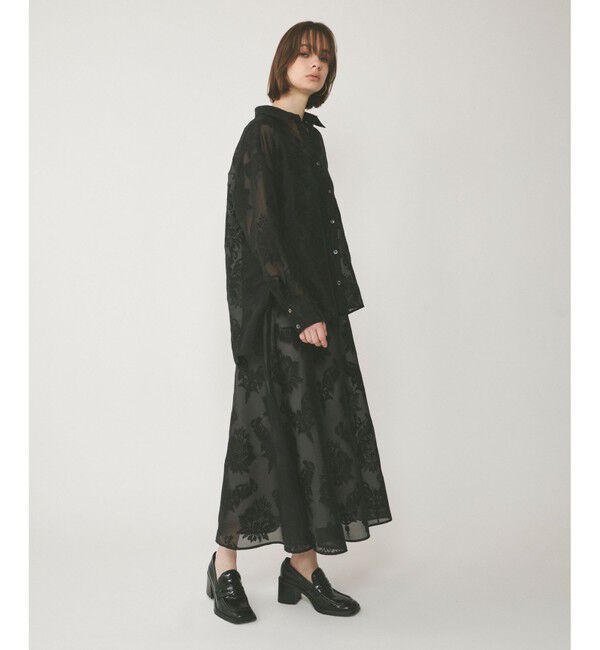 GRACE CONTINENTAL「オーナメントロングスカート」|スカート|