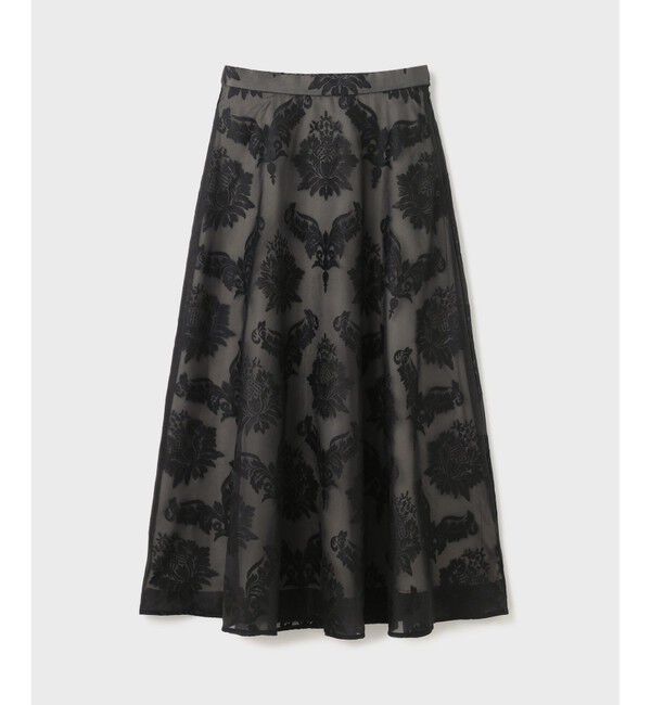 GRACE CONTINENTAL「オーナメントロングスカート」|スカート|