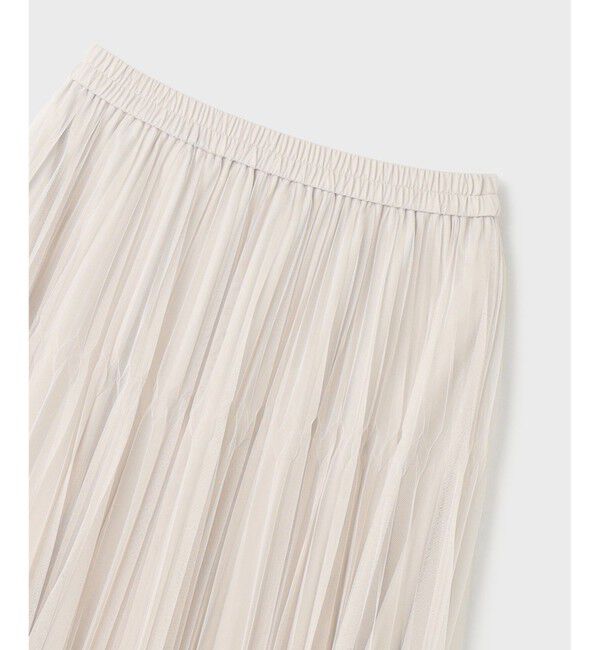  「チュールマチプリーツスカート」|スカート|