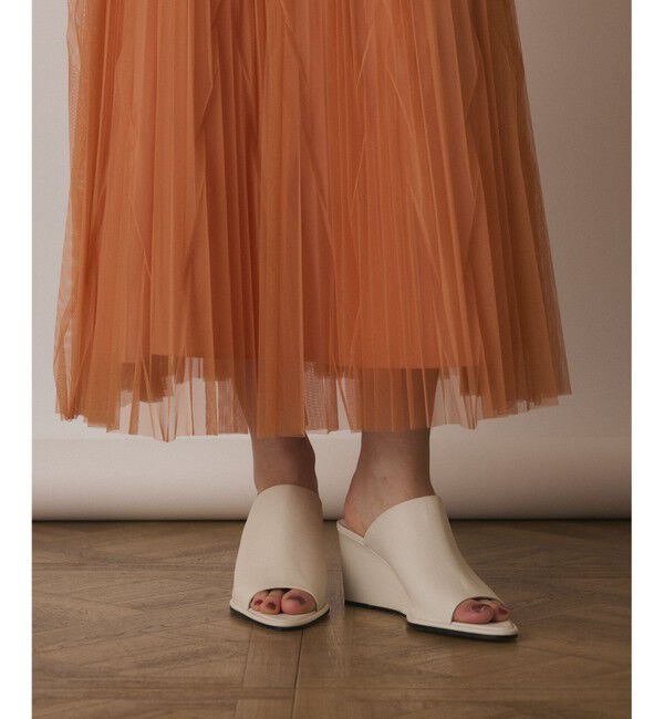  「チュールマチプリーツスカート」|スカート|