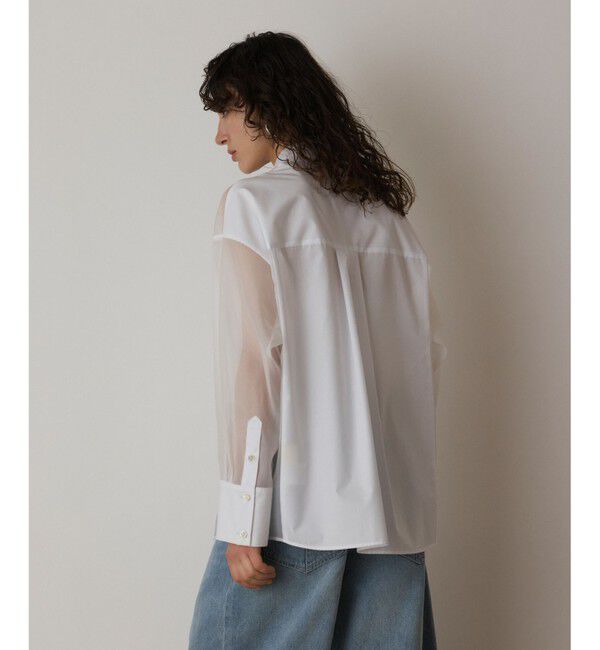  「シアーコンビオーバーシャツ」|シャツ・ブラウス|