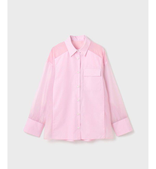  「シアーコンビオーバーシャツ」|シャツ・ブラウス|