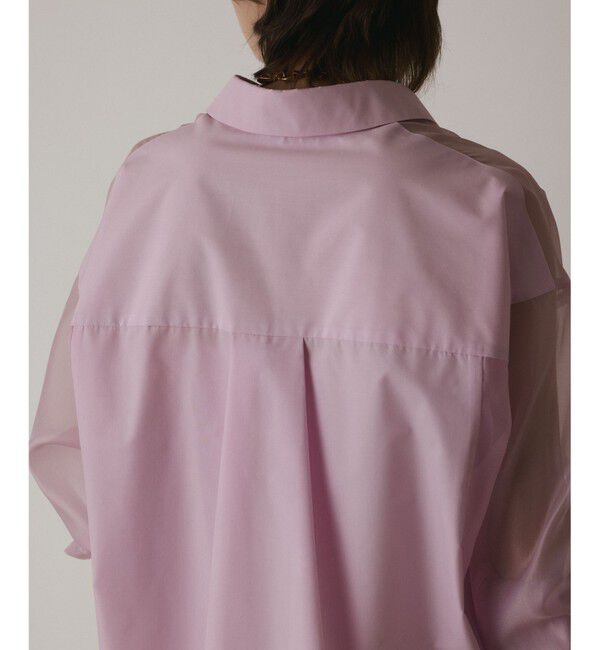  「シアーコンビオーバーシャツ」|シャツ・ブラウス|