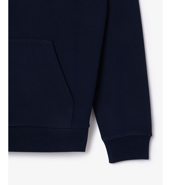 LACOSTE「オーガニックコットン 裏パイル オーバルエンブレムエッセンシャルフーディー」|パーカー|