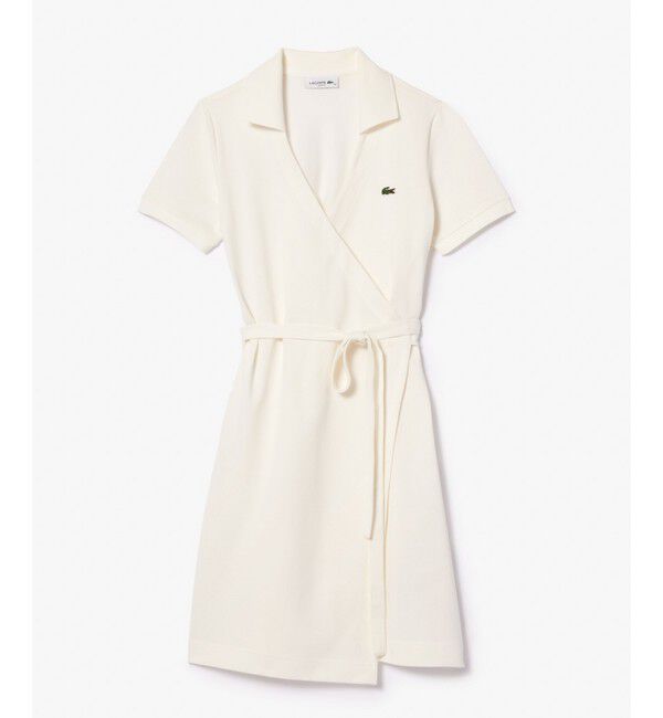 LACOSTE「鹿の子地ラップドレス」|ワンピース|