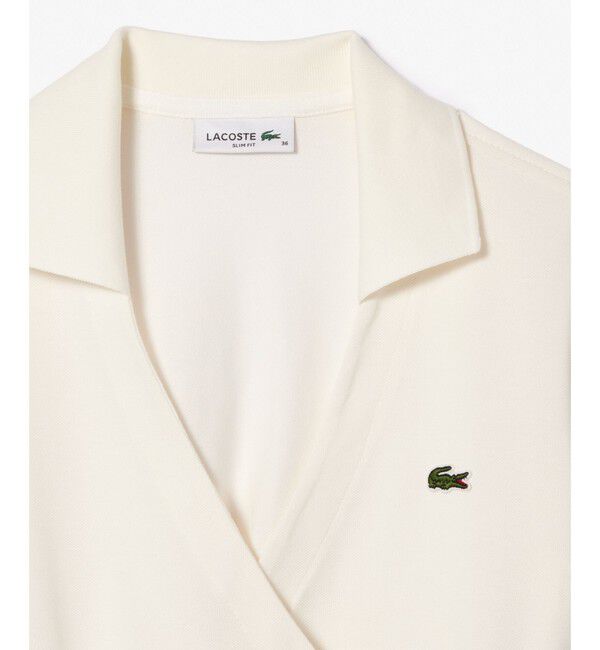 LACOSTE「鹿の子地ラップドレス」|ワンピース|