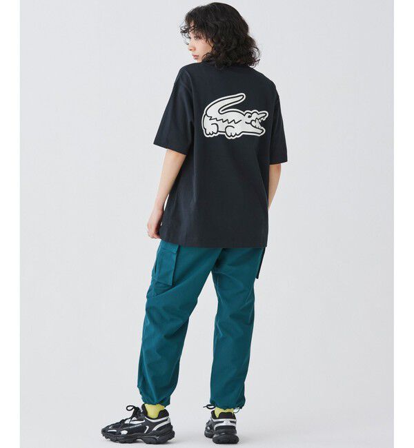 LACOSTE「【オンライン限定】LACOSTE オーバーサイズ バック プリント Tシャツ」|Tシャツ・カットソー|