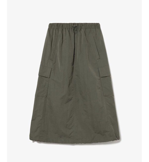 LACOSTE「微起毛素材 撥水ナイロンカーゴスカート」|スカート|