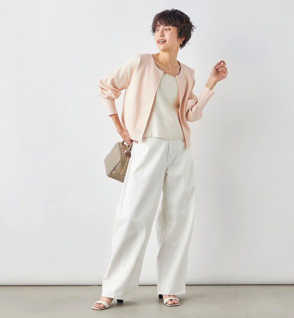 NOLLEY'S「BISHU JAPAN コットンフラッグツイードビスチェ」|シャツ・ブラウス|