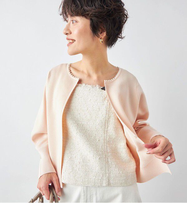 NOLLEY'S「BISHU JAPAN コットンフラッグツイードビスチェ」|シャツ・ブラウス|