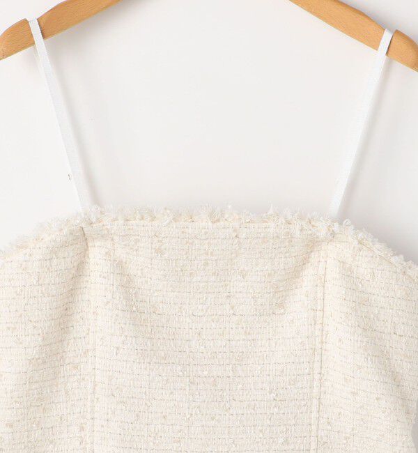 NOLLEY'S「BISHU JAPAN コットンフラッグツイードビスチェ」|シャツ・ブラウス|