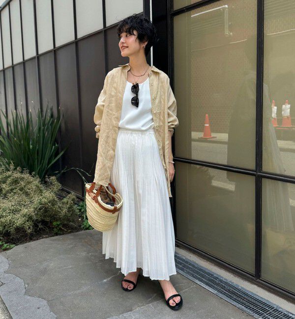 NOLLEY'S「オーガンジープリーツスカート」|スカート|