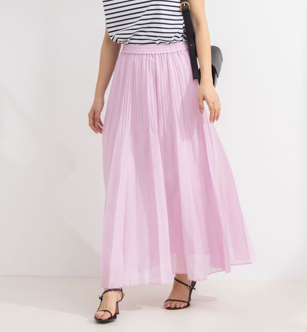 NOLLEY'S「オーガンジープリーツスカート」|スカート|