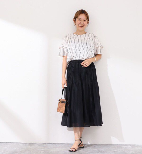 NOLLEY'S「オーガンジープリーツスカート」|スカート|