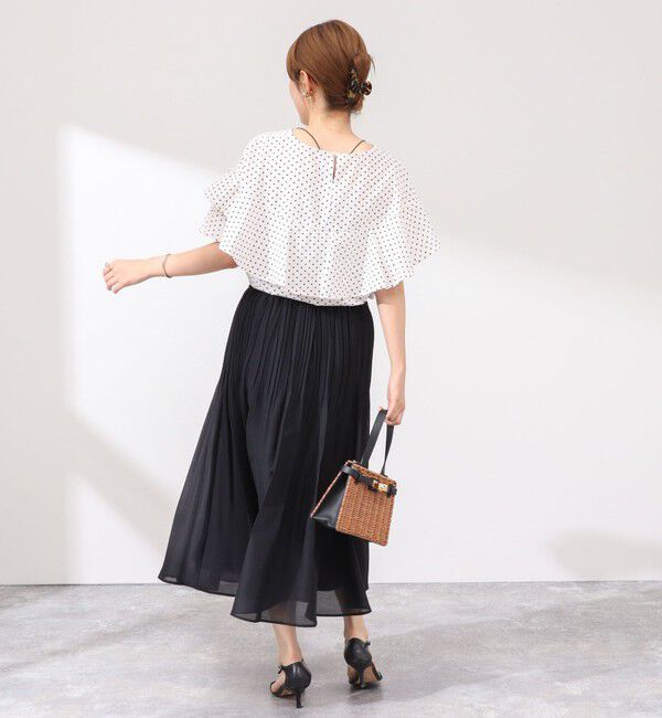 NOLLEY'S「オーガンジープリーツスカート」|スカート|