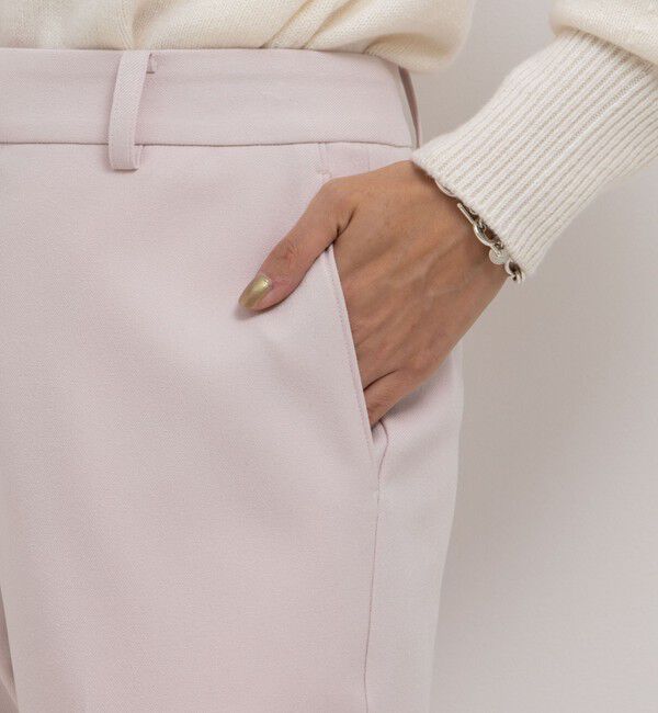 NOLLEY'S sophi「ウォッシャブルウール調サージテーパードパンツ」|その他|