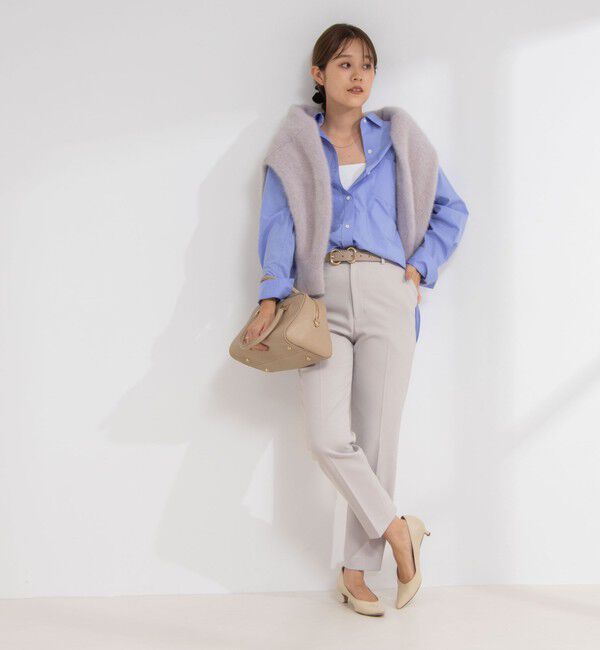 NOLLEY'S sophi「ウォッシャブルウール調サージテーパードパンツ」|その他|