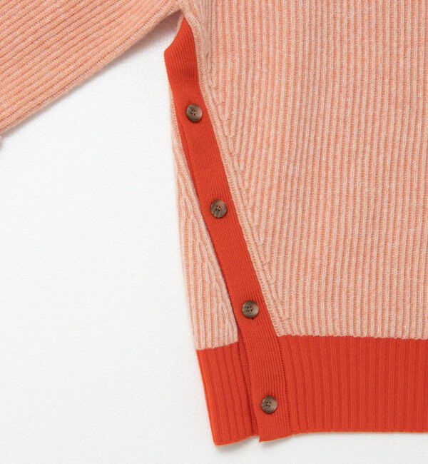 Rie Miller「ロールアップスリーブ両畦プルオーバー」|ニット・セーター|