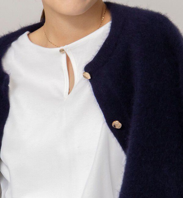 NOLLEY'S「ウォッシャブルチュールレイヤード2WAYブラウス」|シャツ・ブラウス|