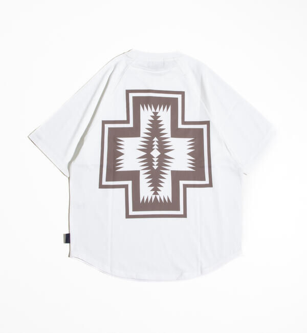 GLOSTER「【PENDLETON/ペンドルトン】バックプリント ラグランTシャツ ラウンドテール」|Tシャツ・カットソー|