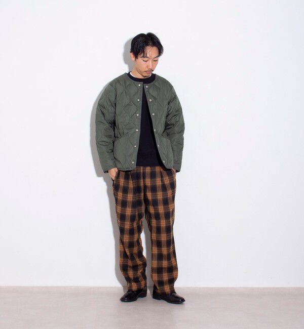 GLOSTER「【TAION/タイオン】GLOSTER別注 ミリタリーライナージャケット ノーカラーMA-1 M65」|ダウン|